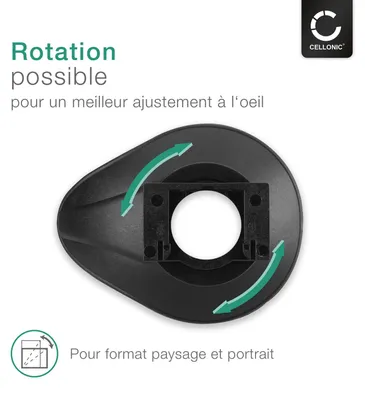 Image de Œilleton Plastique pour appareil photo compatible avec - oculaire de viseur optique pour photographe