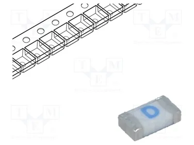 Obrázok produktu pre 1x Poistka: Rýchloistná, 250 mA, 125 VAC, 125 VDC, keramická, SMD, typ 0440.250WR, rozmery 1206