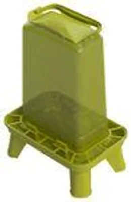 Obrázok produktu pre KERBL Futterautomat 3,5L  Rechteckig, für Geflügel ,16,5 x 24,5 x 35 cm
