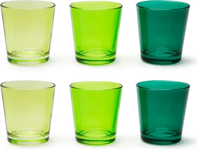 Produktbild von Excelsa set von 6 wasserglas Portofino glas 30 cl bunt