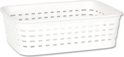 Produktbild von Korb 20x14xH6cm Flechtoptik Kunststoff 2-fbg. sort