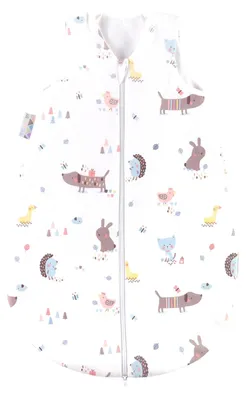 Produktbild von Julius Zöllner Jersey Sommerschlafsack Gr. 62 Crazy Animals