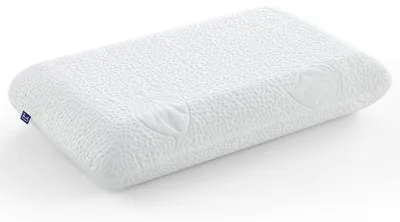 Imagen del producto de Almohada de espuma viscoelástica para el cuello, de 70 cm, con funda de aloe vera removible