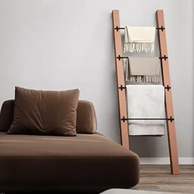 Immagine prodotto di Accessorio da bagno, 160 cm, legno, nero, da appoggio, design vintage