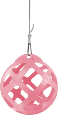 Image de Holland Animal Care balle de foin Slowfeeder 40 cm, couleur:rose
