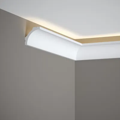 Produktbild von Mardom Deckenleiste MD210 Polyforce 50 x 50 x 2000 mm Weiß Indirektes Licht
