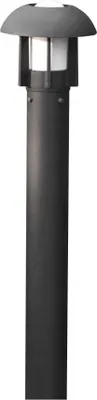 Produktbild von Konstsmide Heimdal Wegeleuchte schwarz lackiertes Aluminium, opales Glas, Hand EU 512-752