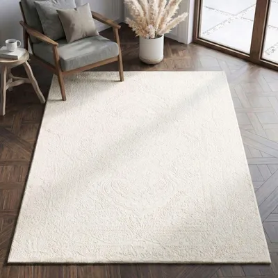 Produktbild von Teppich Wohnzimmer Teppich Schlafzimmer, Flur, Küche Kurzflor Orient Design Vintage Hoch-Tief-Effekt Modern 3D Weich