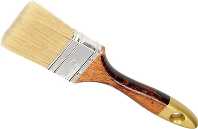 Produktbild von KOTARBAU® Flachpinsel 2,5“ Borstenlänge 63 mm Lasurpinsel Lackierpinsel Malerpinsel Holzpinsel Lackiert für Renovierungsarbeiten