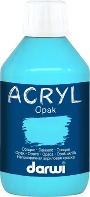 Obrázok produktu pre Darwi Opak Akrylová farba Light Blue 250 ml 1 ks