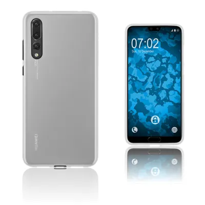 Produktbild von PhoneNatic Case kompatibel mit Huawei P20 Pro - clear Silikon Hülle matt Cover
