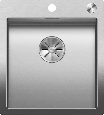 Zdjęcie produktu dla Zlewozmywak ze stali nierdzewnej Blanco CLARON 400-IF/A 510 x 460 mm 523392