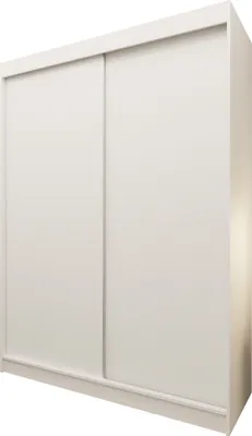 Produktbild von Masseno Schiebetürenschrank SOFIA 160 cm Kleiderschrank Schlafzimmer Schrank 2-türig Weiß