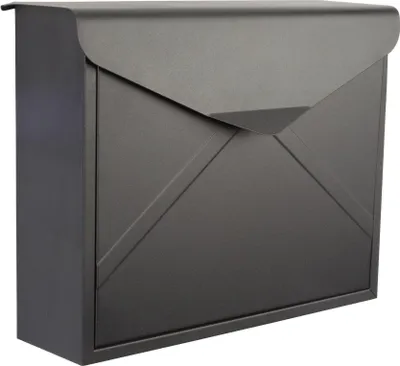 Image de Boîte aux lettres - Verona - Noir mat - 38 x 29 x 11,5 cm