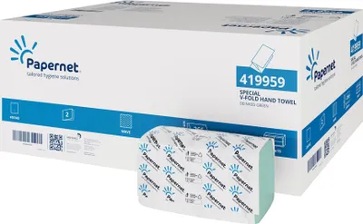 Produktbild von Papernet Falthandtuch 419959 2lg. 24x23cm gn 15x266St.