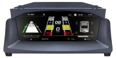 Zdjęcie produktu dla Panel cyfrowy - Cyfrowy kokpit - Wyświetlacz LCD - Wirtualny kokpit - Panel samochodowy