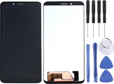Obrázek produktu pro Náhradní díl pro opravu dotykového displeje Umidigi A11 – kompletní LCD panel, černý,