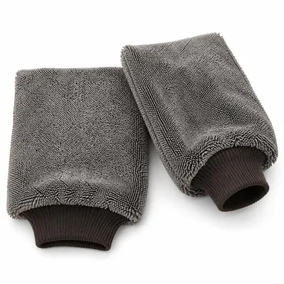Produktbild von 2er Set Mikrofaser Reinigungshandschuhe, Auto Waschhandschuhe, multifunktionale Mikrofaser Handschuhe für Autopflege, Fahrzeugreinigung und Haushalt