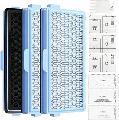 Productafbeelding van 3 filters voor Miele-stofzuigers, 3 HEPA-filters, motorfilter, uitlaatfilter