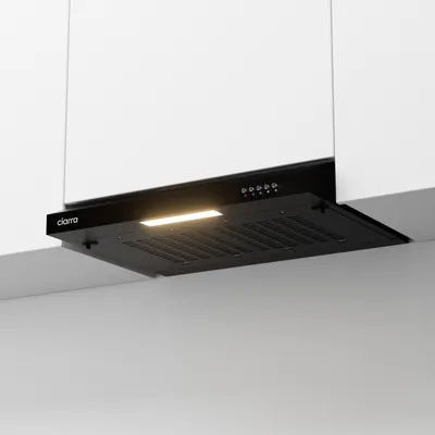 Produktbild von CIARRA Unterbauhaube 60cm Dunstabzugshaube 220 m³/h mit Kohlefiltermatte CBCF001 Umluft und Abluft VMB6903