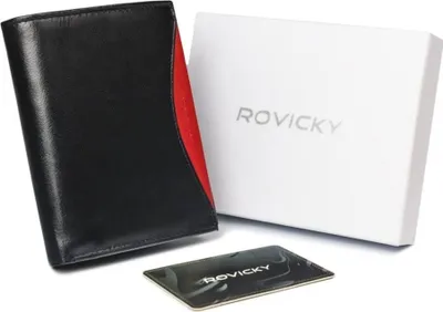 Produktbild von Rovicky Brieftasche für Männer Misih schwarz Universal