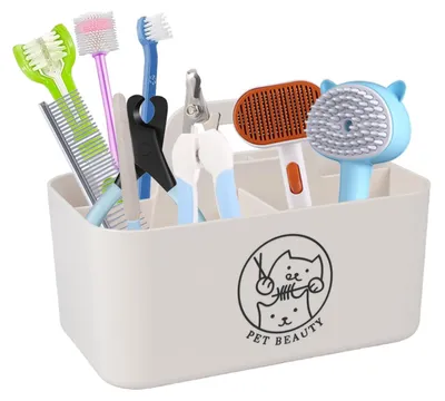 Productafbeelding van Omgoods - Organizer voor Huisdieraccessoires met Handvat - Draagbare Opbergdoos