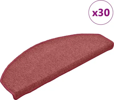 Produktbild von Stufenmatten 30 Stk. 65x24x4 cm Bordeaux Halbrund Groß