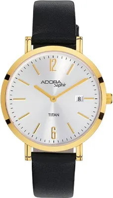 Produktbild von ADORA AS4618 Herrenuhr Titan gold mit Saphirglas