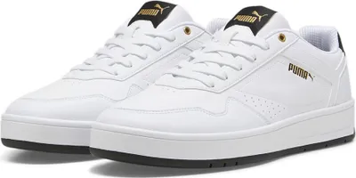Produktbild von Puma Court Classic White-Black-Gold Größe EU 41