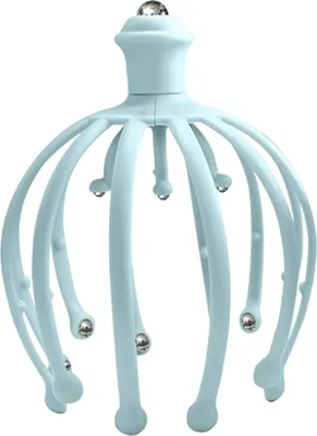 Produktbild von Octopus-Kopfmassagegerät mit 12 Massagekrallen, tragbares ergonomisches Design, einfache Bedienung, Tiefenmassagegerät für die Kopfhaut