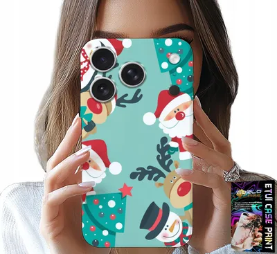 Produktbild von Etui Do Iphone 17 Pro Max - Mikołaj, Renifer Bałwan Świąteczne Wzory