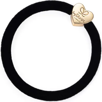 Obrázek produktu pro By Eloise London Velvet Gold Heart Black