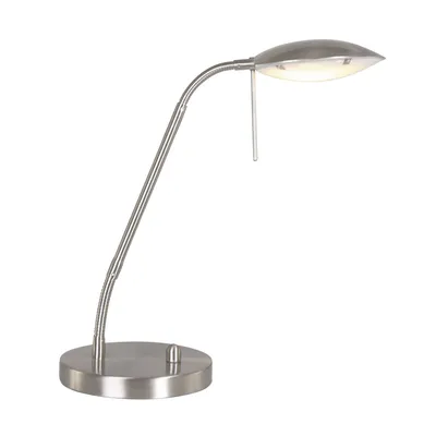 Image de Mexlite - lampe de table - Eloi - acier - verre métal - Ø 17cm - LED - 1315ST