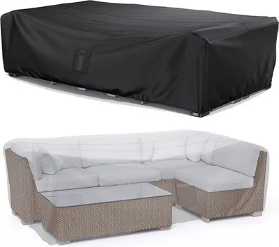 Produktbild von Gartenmöbelhülle 200x160x70 cm - wasserfestes Oxford-Gewebe