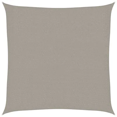 Image de vidaXL Voile d'ombrage 160 g/m² Carré Gris clair 2,5x2,5 m HDPE