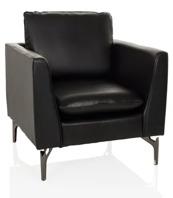 Obrázek produktu pro hjh OFFICE lounge chair BAVERO křeslo z umělé kůže čalouněné lehátko
