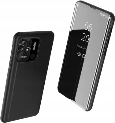 Image de Clear View Case Xiaomi Redmi 10C Case with Flap Noir