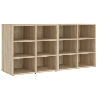 Produktbild von vidaXL Schuhregale 2 Stk. Sonoma-Eiche 52,5x30x50 cm