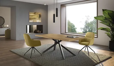 Obrázek produktu pro Spike – pevný stůl (200 x 76 cm) z černé dubové dýhy