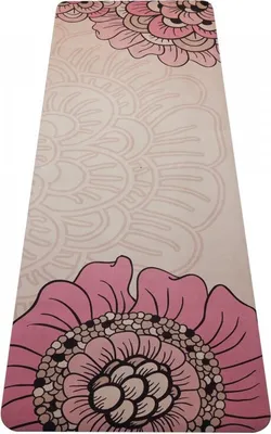 Obrázek produktu pro YATE Yoga Mat přírodní guma - vzor F  4 mm - béžová