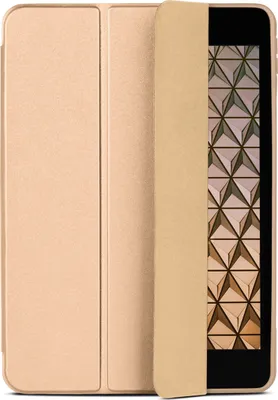 Produktbild von CLARITY CASE für Apple iPad 5/6, iPad Air 1/2, iPad Pro (9.7'), Farbe:Gold Beige