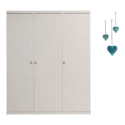 Image de Vipack Armoire 3 portes, blanc