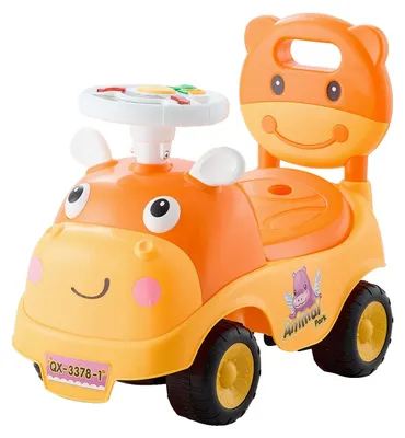 Immagine prodotto di VEVOR, scivolo per bambini di 500x240x415 mm, veicolo scivolo con clacson e musica, capacità di carico di 22 kg, spazio per riporre i bagagli sotto il sedile, girello per bambini da 19 a 36 mesi