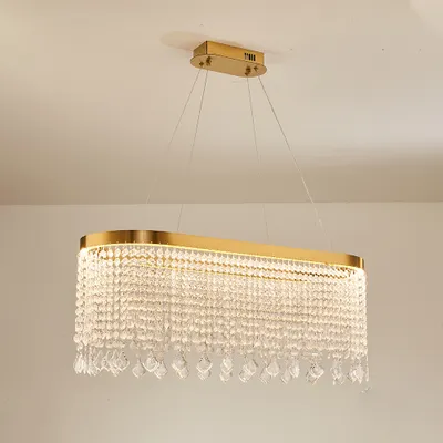 Produktbild von LED Pendelleuchte Deckenleuchte 2022-300*800 Leuchte Lampe mit Fernbedienung Lichtfarbe/Helligkeit einstellbar dimmbar LED Wohnzimmerleuchte Deckenlampe LED Deckenleuchte