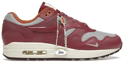 Image de Air Max 1 Patta Waves Rush Maroon (avec bracelet) - EU : 36.5