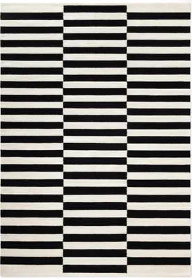 Immagine prodotto di Hanse Home Vika Tappeto in lana Vika Nero Naturale Bianco