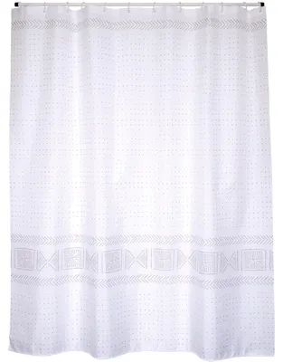 Imagen del producto de Cortina de ducha premium Toralla, fabricada en poliéster, de 180x200 cm