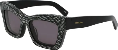 Zdjęcie produktu dla Ferragamo Sf2045Sr 001 Czarne 52/17/140 Okulary Przeciwsłoneczne Dla Kobiet