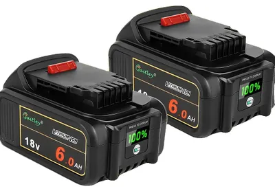 Produktbild von Batterie, Li-Ion, 5Ah Kapazität, 2 STK 6Ah Batterie