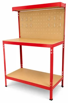 Produktbild von SCHMIDT security tools Werkbank 140x90x48cm Arbeitstisch Werkzeugbank